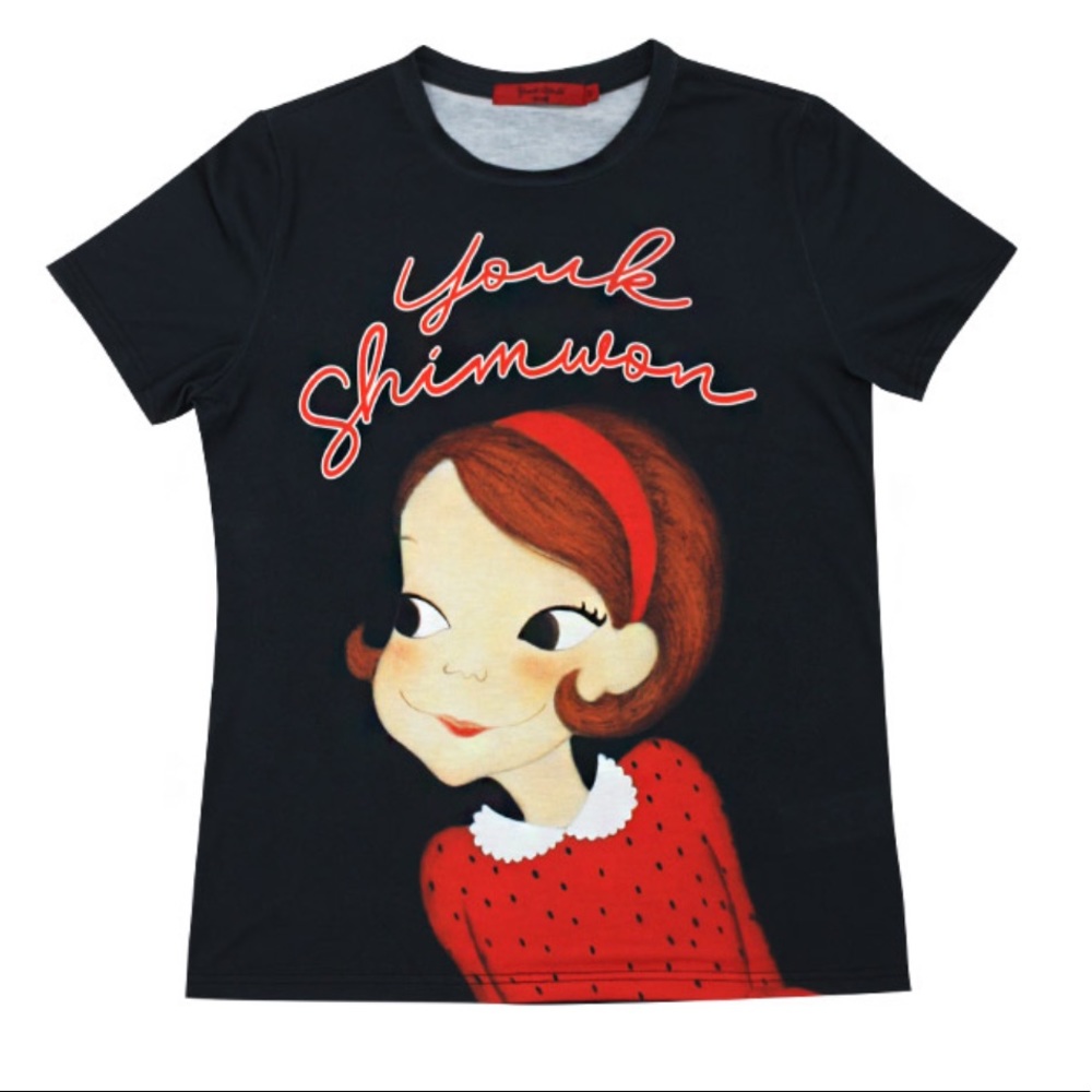 NWT! Youk shim won Tee